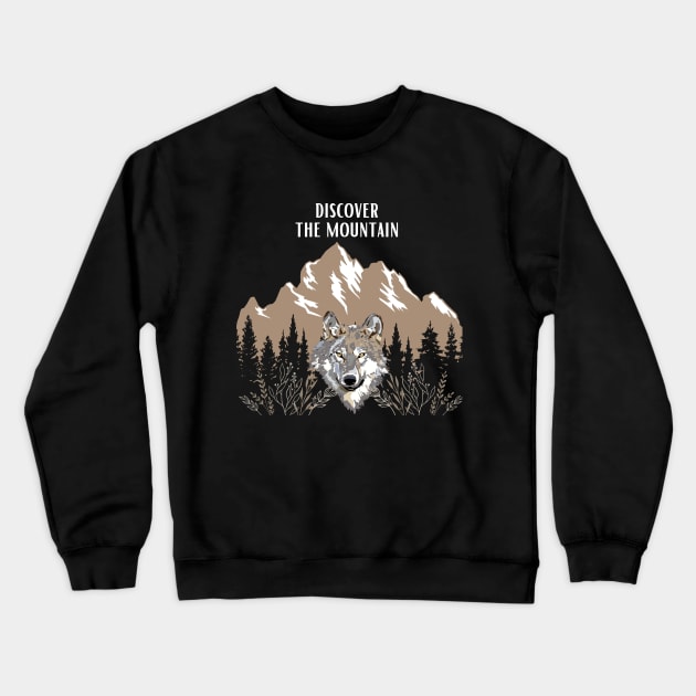 Trip to the mountains Crewneck Sweatshirt by Gatofiero